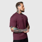Oversized póló Iron Aesthetics 3D, bordó · záber 5
