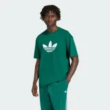 Férfi rövid ujjú póló ADIDAS ORIGINALS TREFOIL T-SHIRT CGREEN WHITE · záber 2