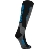 Sí zokni BLIZZARD Wool Sport ski socks, SMU, black turquoise · záber 2