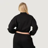 GymBeam Women‘s NEO Zip-Up Sweatshirt Black · záber 4