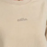 Női oversized póló Iron Aesthetics Fit club, washed beige · záber 4