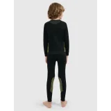 Fiú hőszigetelő alsónemű felső és alsó rész 4F JUNIOR SEAMLESS UNDERWEAR M248-4FJWAW25USEAM248-20S-DEEP BLACK · záber 3