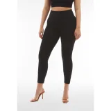Női jeggings nadrág FREDDY WR.UP® superskinny push up 7 8 trousers with high waist and zip-Black · záber 5
