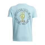 Fiú póló rövid ujjú UNDER ARMOUR UA B PEACE LOVE UA SS-BLU · záber 2