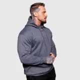 Oversize pulóver Iron Aesthetics Cozy, szürke · záber 4