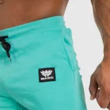 Férfi melegítősort Iron Aesthetics Badge, türkiz · záber 5