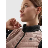 Női túrázó mellény 4F VEST-AW23TVJAF048-82S-LIGHT BROWN · záber 5