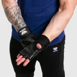 Edzőkesztyű Iron Aesthetics Leather Lift, fekete · záber 5