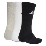 Zoknik ADIDAS 3PACK-C ESS CRW 3P MGREYH WHITE BLACK · záber 2