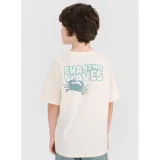 Fiú póló rövid ujjú 4F JUNIOR TSHIRT M1914-11S-OFF WHITE - Pohlavie: Gyerek · záber 3