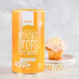 Xucker White Chocolate Drops csokidarabok - Íz: Fehércsoki | Vek: Felnőtt | Íz: Csokoládé | Tömeg: 0,82 g | Csomag: 10 · záber 3