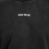 Férfi póló Iron Aesthetics X Washed, fekete · záber 5