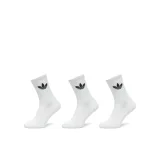 Zoknik ADIDAS ORIGINALS 3 PACK-CusTre Crw Sck WHITE BLACK · záber 1