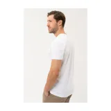 Férfi rövid ujjú póló VOLCANO SUNSET-100-WHITE · záber 3