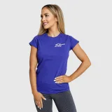 Női fitness póló Iron Aesthetics Fit, kék · záber 3