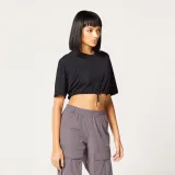 SQUATWOLF Code V-nyakú női haspóló Black - Méret: L | Pohlavie: Női | Vek: Felnőtt | Tömeg: 0,18 g | Csomag: 100 · záber 5