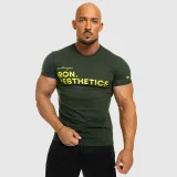 Férfi fitness póló Iron Aesthetics Be Stronger, zöld · záber 5