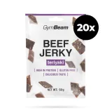 GymBeam Beef Jerky szárított marhahús - Íz: Eredeti | Vek: Felnőtt | Tömeg: 0,05 g | Csomag: 50 · záber 3