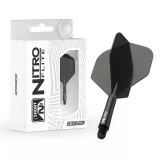 Darts toll és szár egyben Red Dragon Nitro Flite fekete, standard toll és rövid szár · záber 1