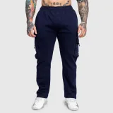 Férfi melegítőnadrág Iron Aesthetics Utility, navy · záber 2