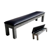 ülőpad biliárdasztalhoz Dynamic Penelope II (fényes fehér, fekete, fátyolos ezüst színben) · záber 1