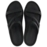 Női papucsok (strandcipők) CROCS Swiftwater Sandal W black black · záber 4