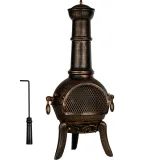 STILISTA® Terrassenofen 112 cm, teraszkályha, bronz · záber 1
