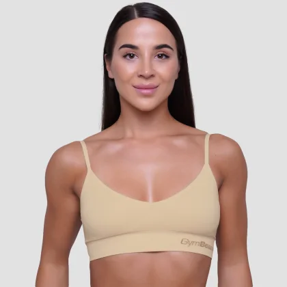 GymBeam Triangle Bralette Nude