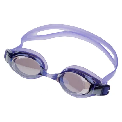 Okulary do pływania Vivo B-0105 fioletowe lustrzane rekreacyjne