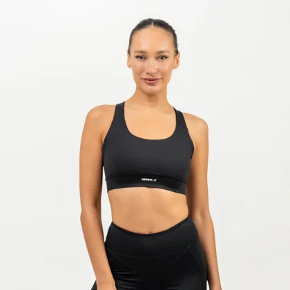NEBBIA Sport Bra Racer Back Black