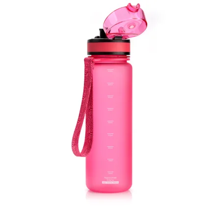 Bidon sportowy Meteor 650 ml różowy