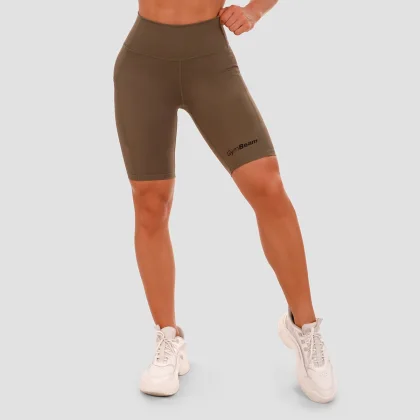 GymBeam Spodenki damskie Biker olive