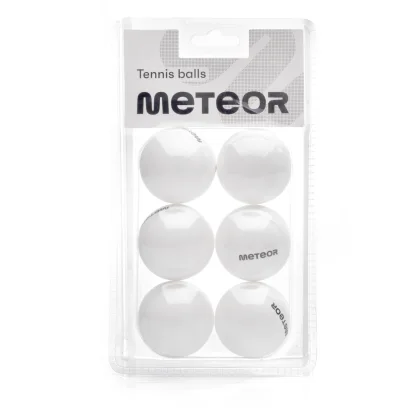 Zestaw piłeczek do tenisa stołowego Meteor biały 6 sztuk