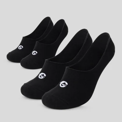 GymBeam No-show Socks 2Pack White