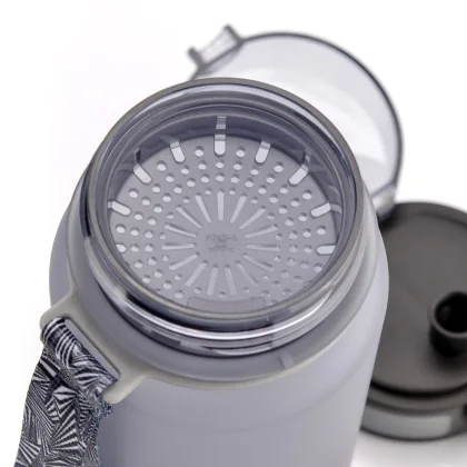 Bidon sportowy Meteor 1000 ml szary
