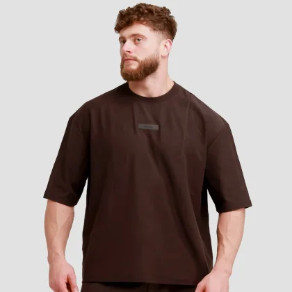 GymBeam Oversized Unstoppable T-shirt Brown