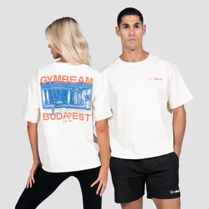 GymBeam Budapest T-shirt Cream