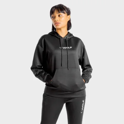 SQUATWOLF Damska Bluza z kapturem Primal Black