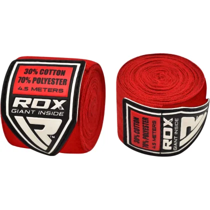 RDX Boxing Bandages RB 4,5m Red