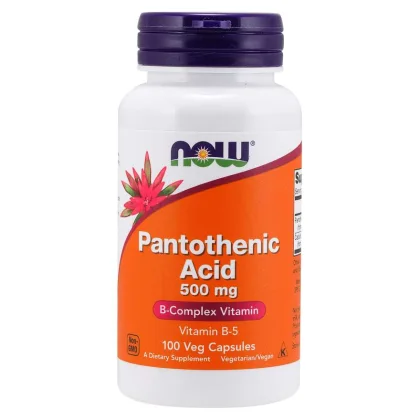 Now Foods Kwas pantotenowy 500 mg