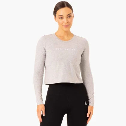 Ryderwear Damska bluzka z długim rękawem Grey