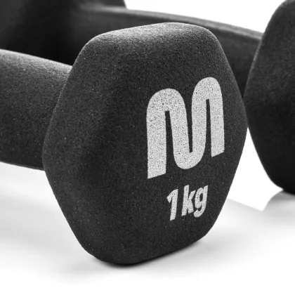 Zestaw hantli żeliwnych 2x5 kg Meteor