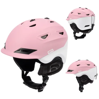 Kask narciarski Meteor Montara L 58-61 cm biały/różowy