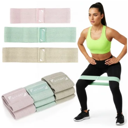 Gumy oporowe do ćwiczeń zestaw 3 szt. taśmy fitness do rehabilitacji opór 3-31 kg