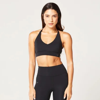 SQUATWOLF Adjustable Plunge Bralette Black