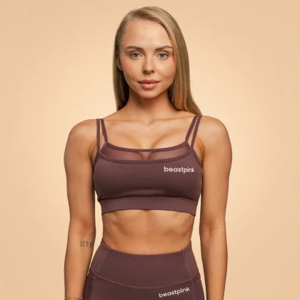 BeastPink Breeze String Bra Mulberry