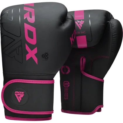 RDX Boxing Gloves F6 Kara Pink