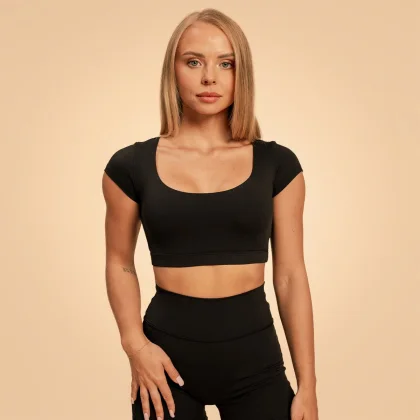 BeastPink Women‘s Sense Cropped T-shirt Black