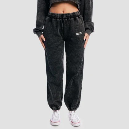 GymBeam Women‘s Aura Joggers Washed Black