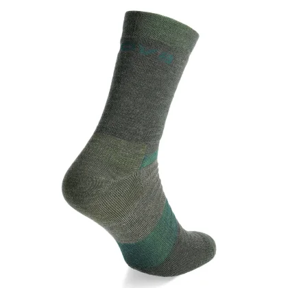 Skarpety merino Inov-8 Merino High - dark green/melange
